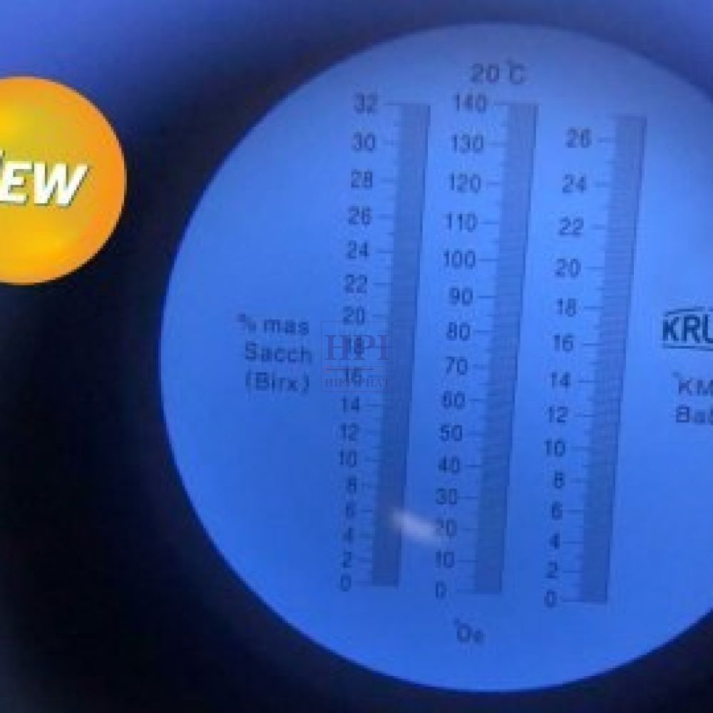 Khúc Xạ Kế Cầm Tay Đo Độ Ngọt Trái Cây 0 -32% Brix Kruss HRO32