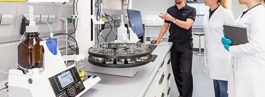 Chuẩn độ nước Titroline trong mẫu lỏng